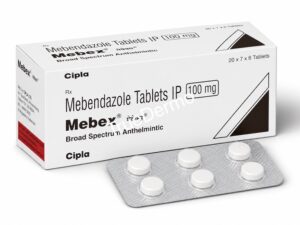 Mebendazole 100 mg tablet