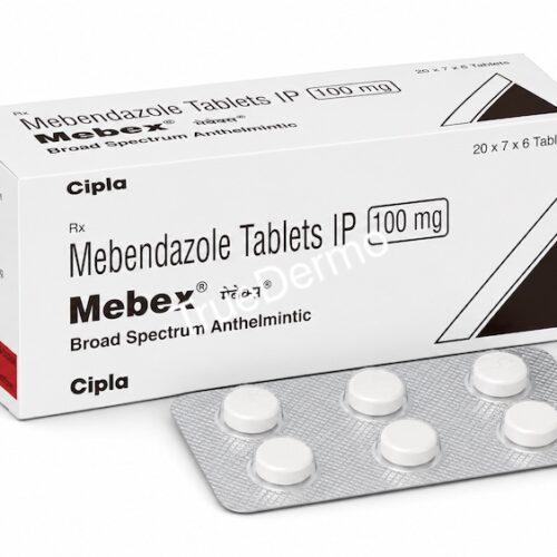 Mebendazole 100 mg tablet