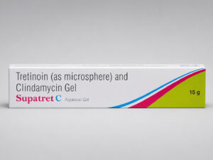 Supatret C aqueous gel (clindamycin tretinoin gel)